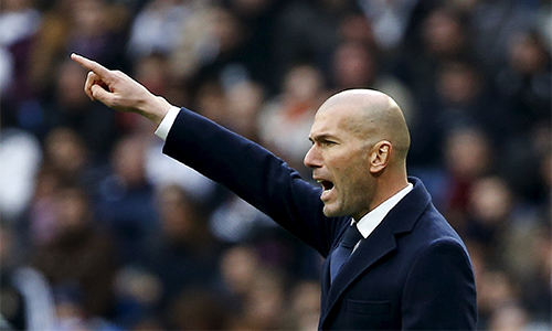 Zidane tin rằng Real vẫn đủ khả năng đảo ngược tình thế để vô địch La Liga mùa này. Ảnh: Reuters.